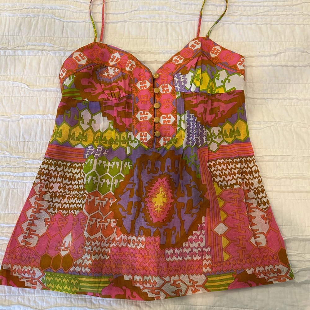 Trina Turk Multicolor Patterned Blouse